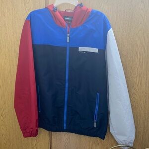 MEMBERS ONLY Windbreaker full zip jacket sz L